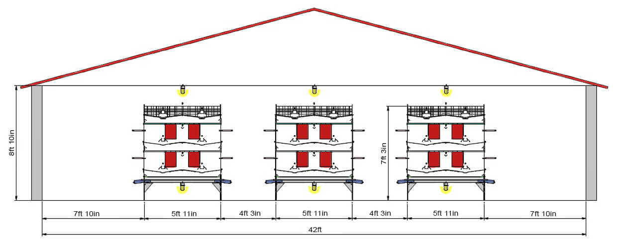 Compact Aviary 2 Tier